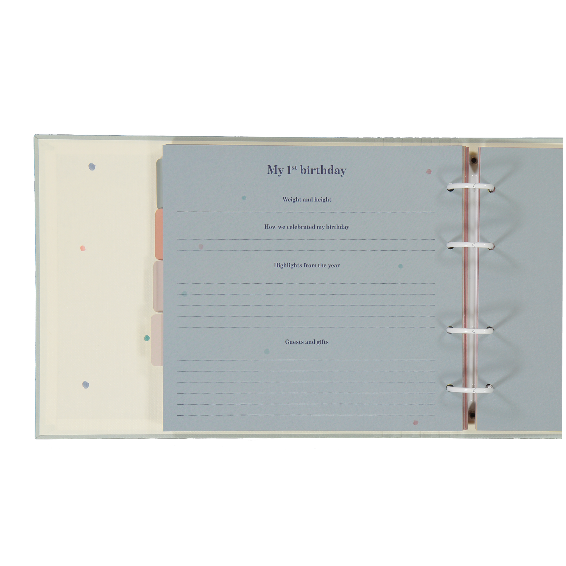 baby journal for the rainbow family