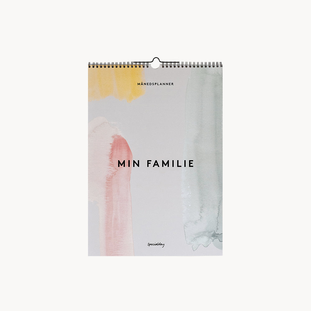 min familie - månedsplanner