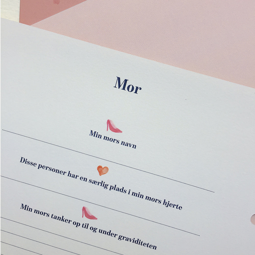 barnets bog sider til den enestående mor