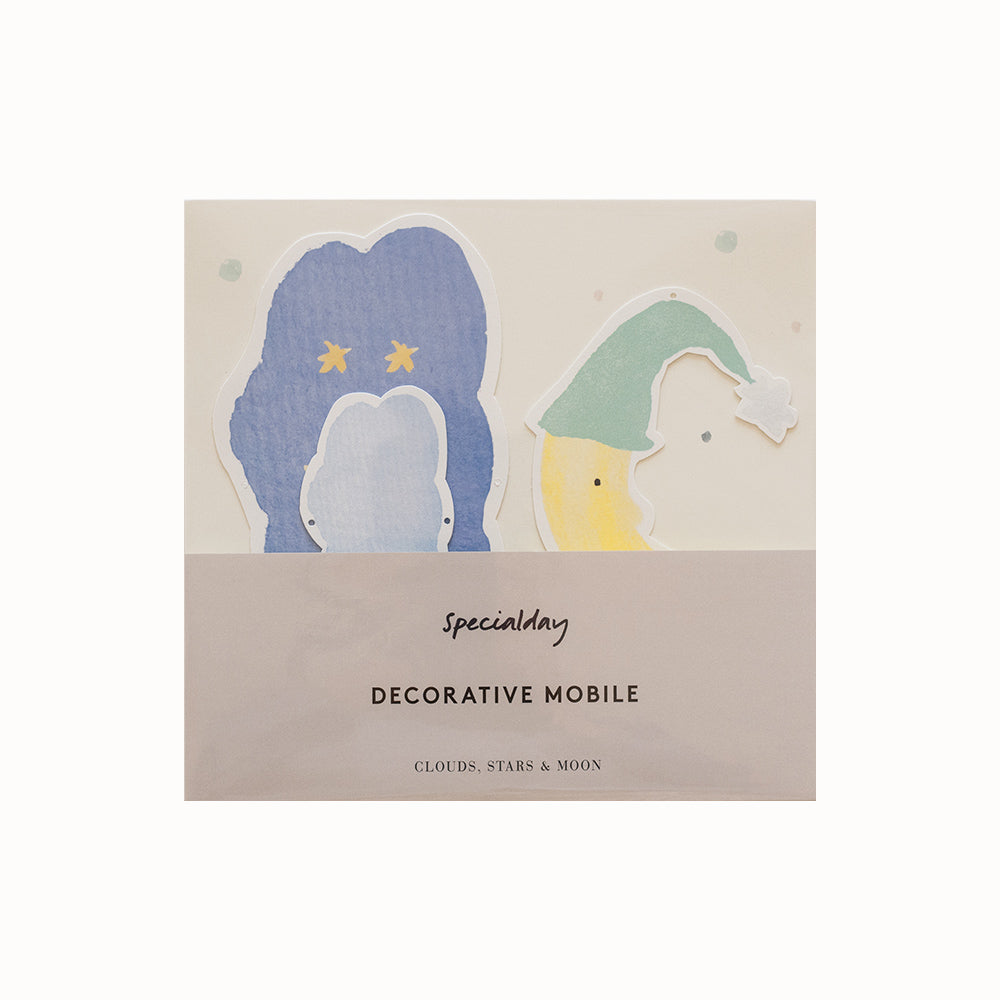 decorative mobile - moon