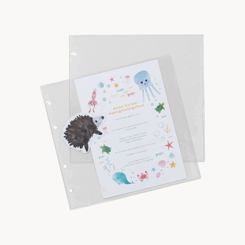 pakke med album & tilbehør