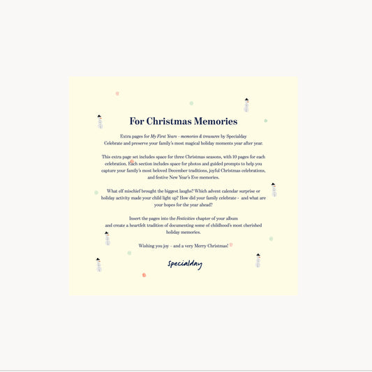 extra pages – christmas memories