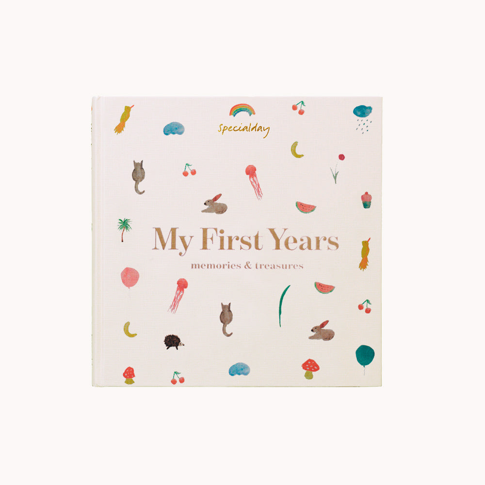baby journal – my first years – cream book