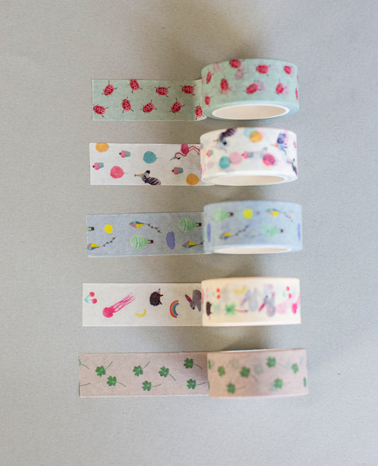 washi tapes – 5 pcs